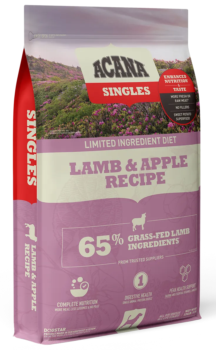 ACANA Singles Limited Ingredient Lamb and Apple Dry Dog Food