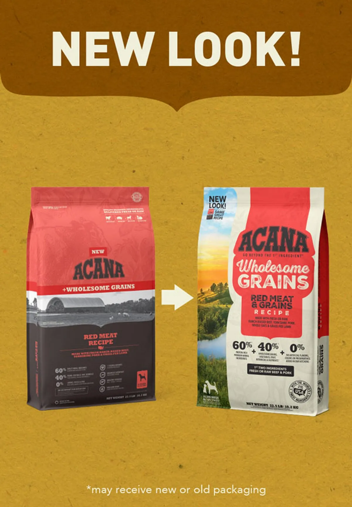 ACANA Wholesome Grains Red Meat Dog Food