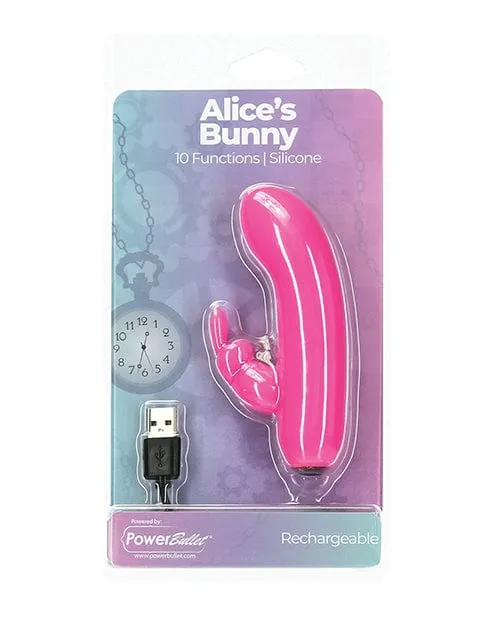 Alice's Bunny Rechargeable Bullet with Rabbit Sleeve