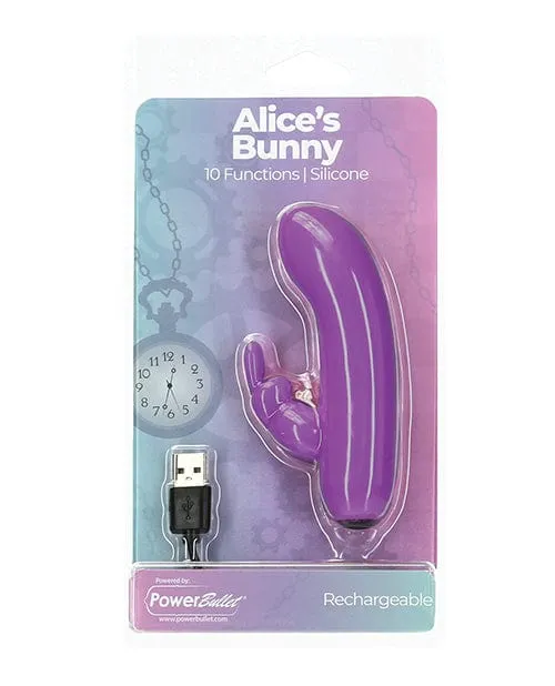 Alice's Bunny Rechargeable Bullet with Rabbit Sleeve