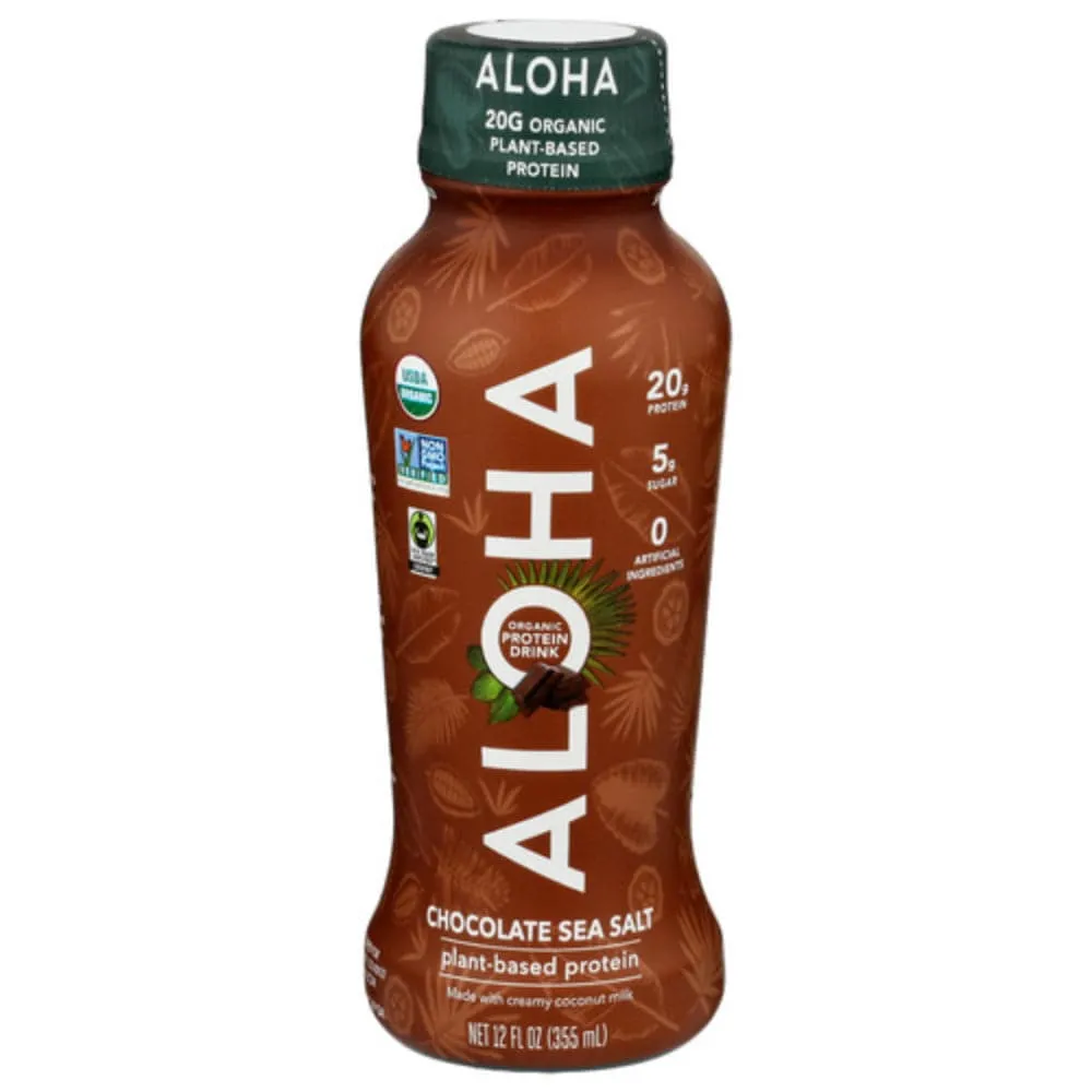 Aloha - Protein Roast Chocolate Supplements Drink, 12 Fl Oz - (Pack of 12)