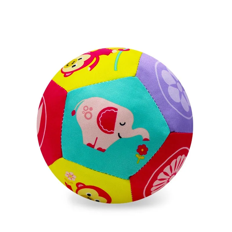 Baby Toys For Children Animal Ball Soft Plush Mobile Toy With Sound Baby Rattle Infant Body Building Ball Toy For Baby Gift