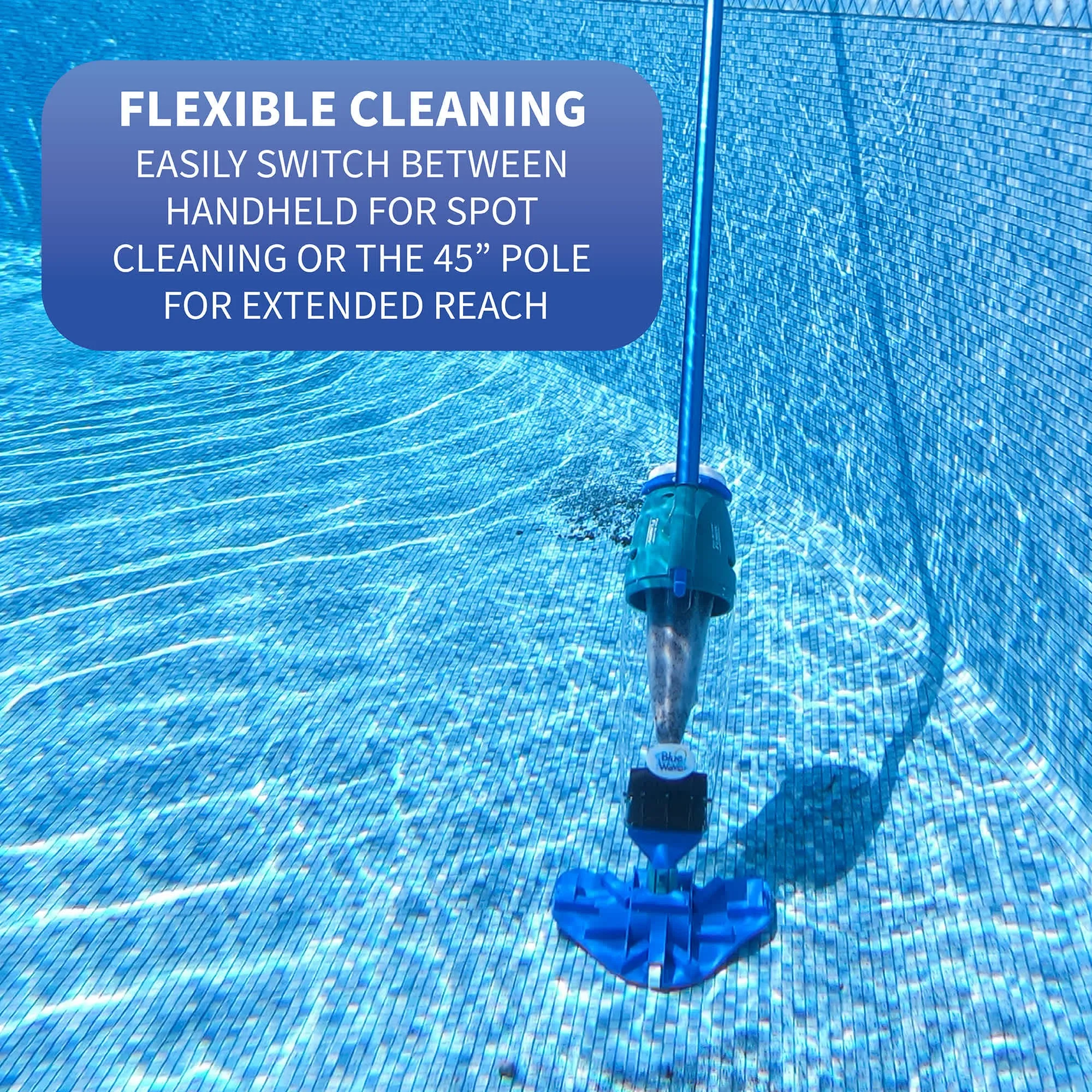 Blue Wave® Pool Blaster® Fusion™ PV-10 Hand-Held Lithium Cleaner