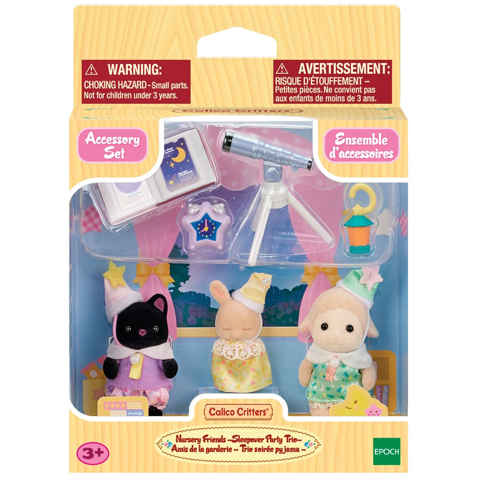 Calico Critters Nursery Friends - Sleepover Party Trio