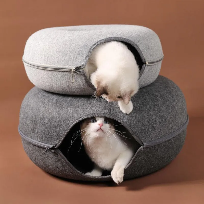 Disk-O Felt Cat Tunnel Bed