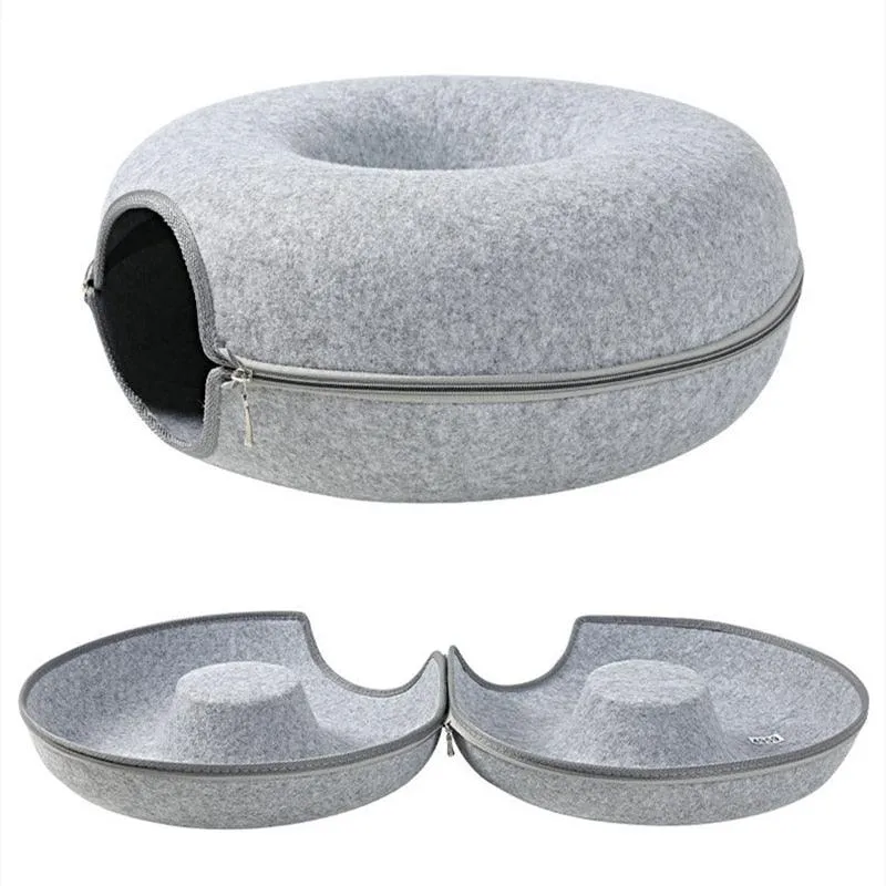 Disk-O Felt Cat Tunnel Bed