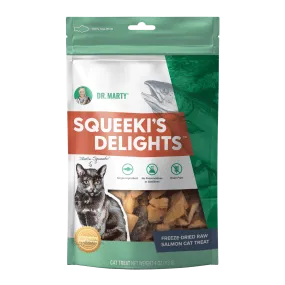 DR. MARTY Squeeki’s Delights Freeze-Dried Raw Salmon Cat Treats