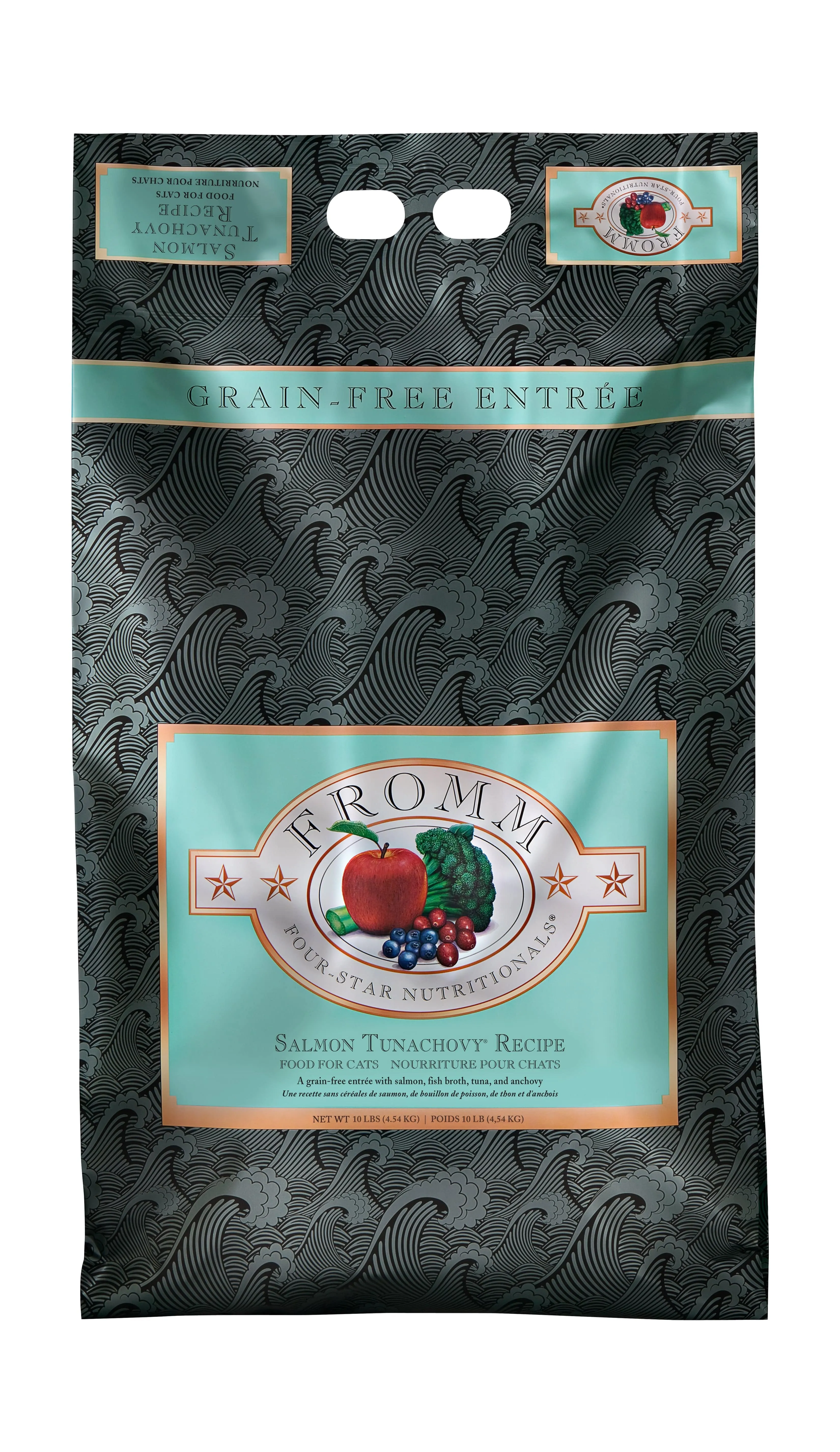 Fromm Four Star Grain Free Salmon Tunachovy Recipe Dry Cat Food