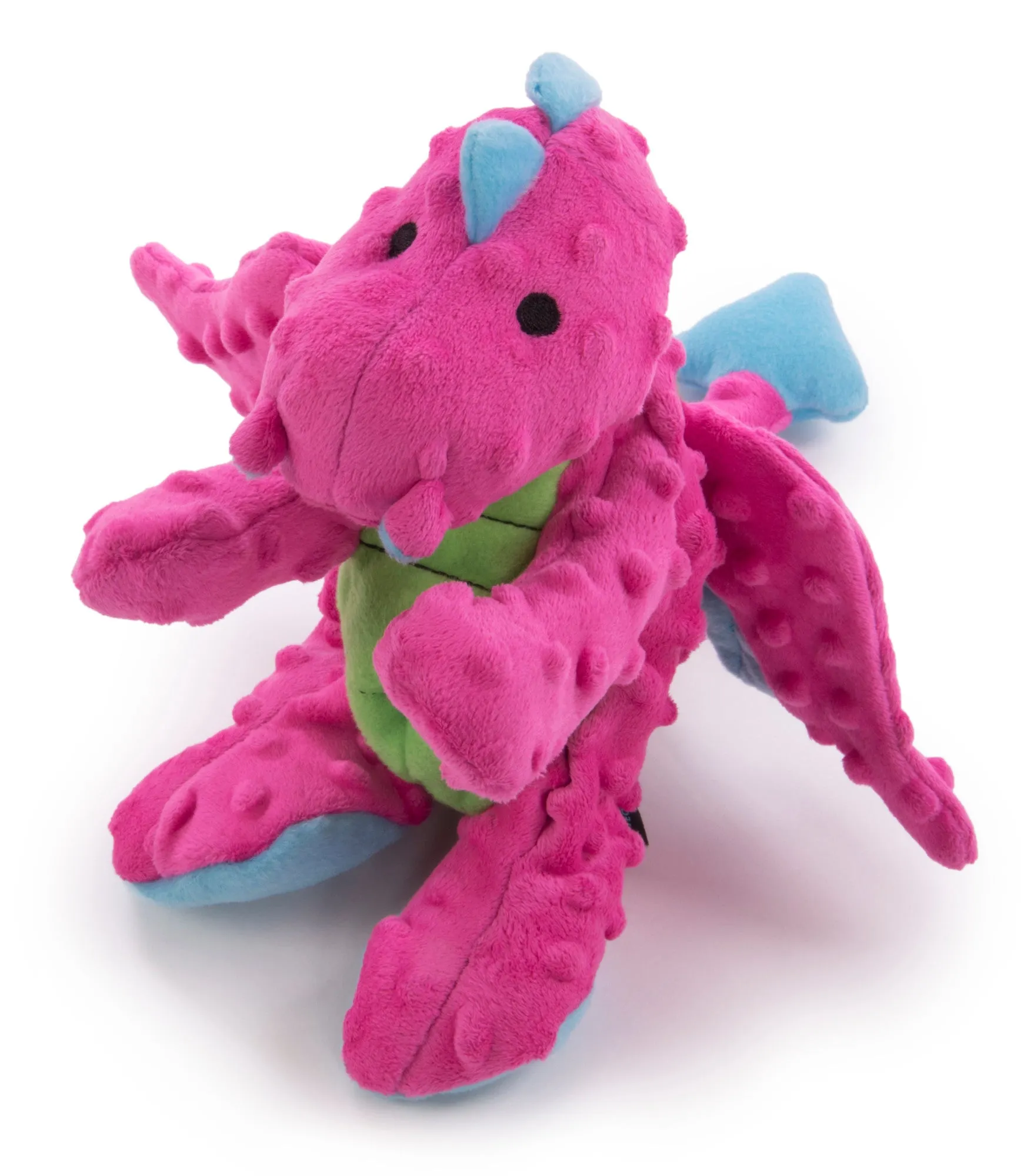 goDog - Dragons Squeaker Plush Pet Dog Toy