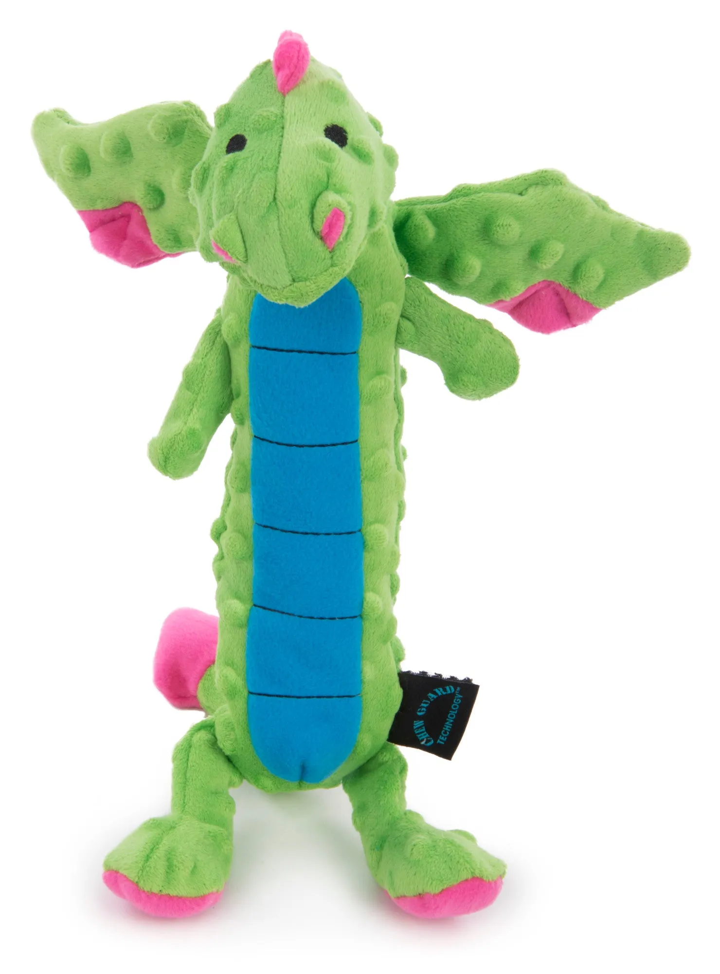 goDog - Dragons Squeaker Plush Pet Dog Toy