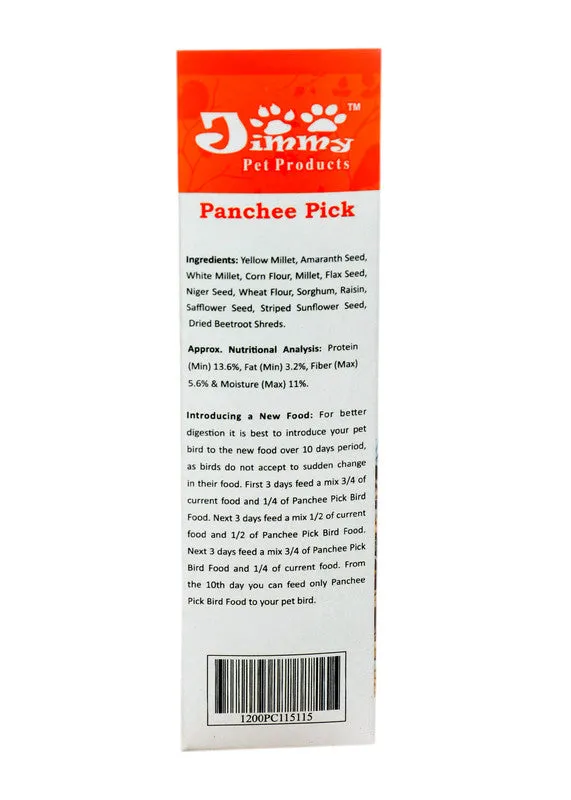 JiMMy Pet Products Panchee Pick Bird Food for Cockatiel (1200gm)