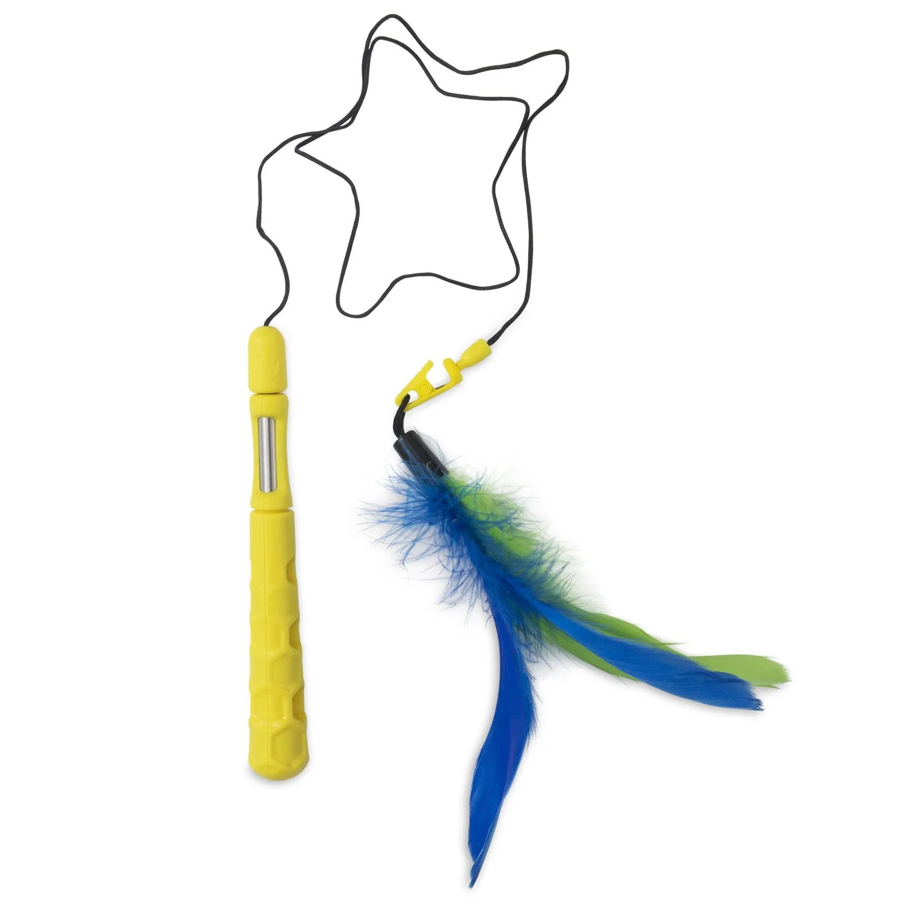 JW Flutter-ee Feathers Telescopic Cat Wand