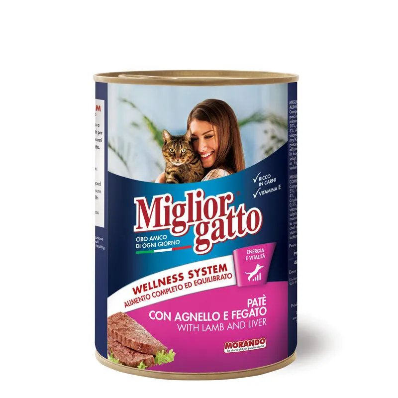 Miglior gatto Cat Pate  with Lamb and Liver 405g