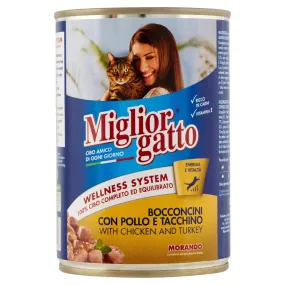 Miglior gatto with Chicken & Turkey 405g