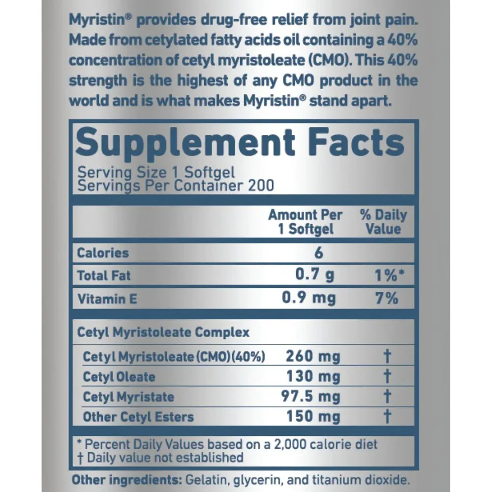 Myristin® and Myrist-Aid Hip and Joint Health Supplement COMBOS for pets and people