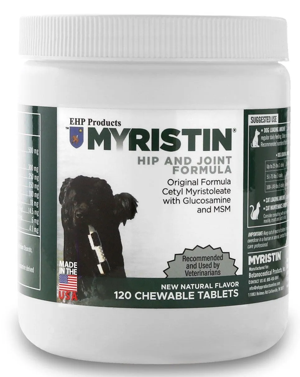 MYRISTIN HIP AND JOINT 120 CT IS BACK IN STOCK!!!!!