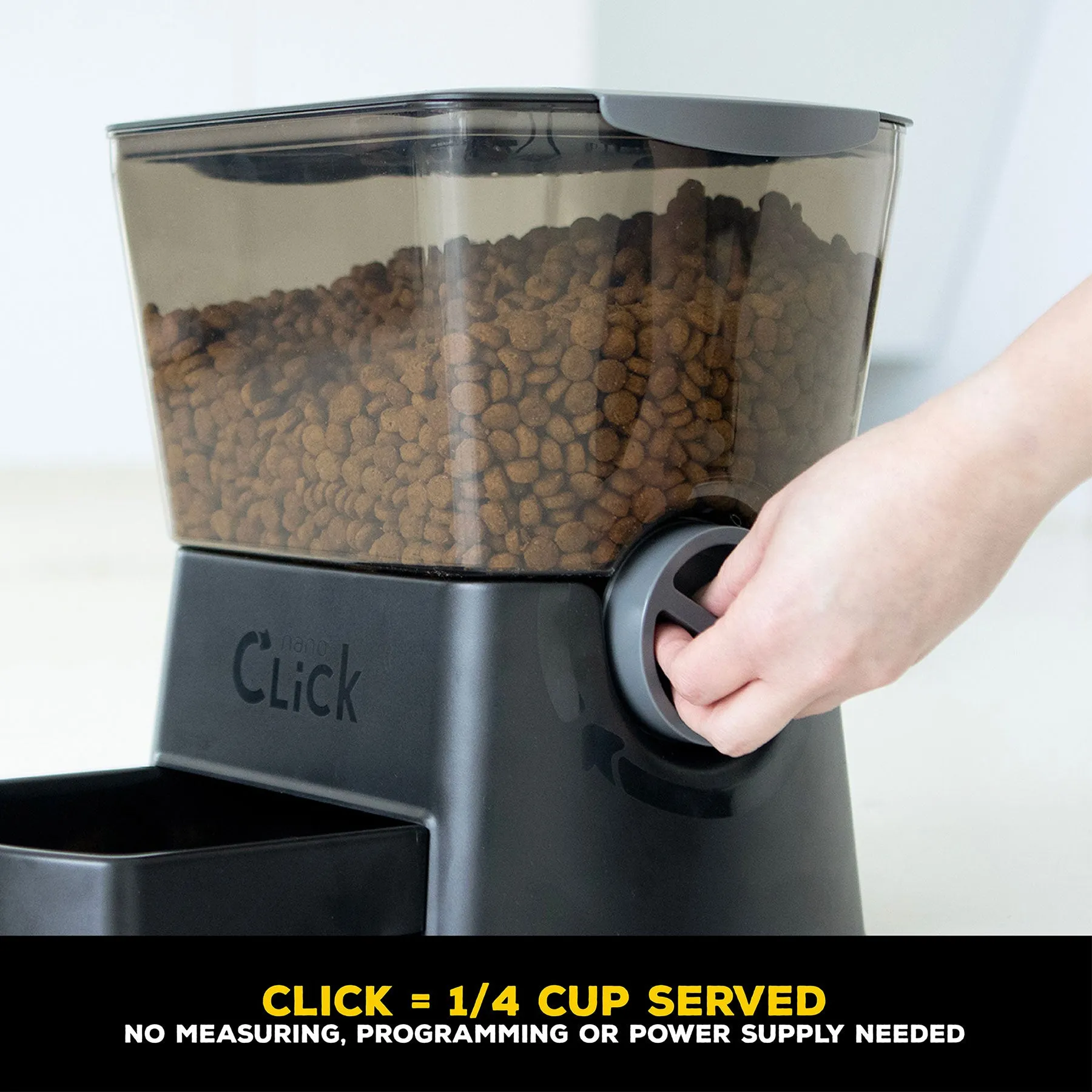 Nano Click Manual Pet Feeder