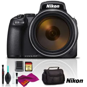 Nikon COOLPIX P1000 Digital Camera (Intl Model) - Plus Kit