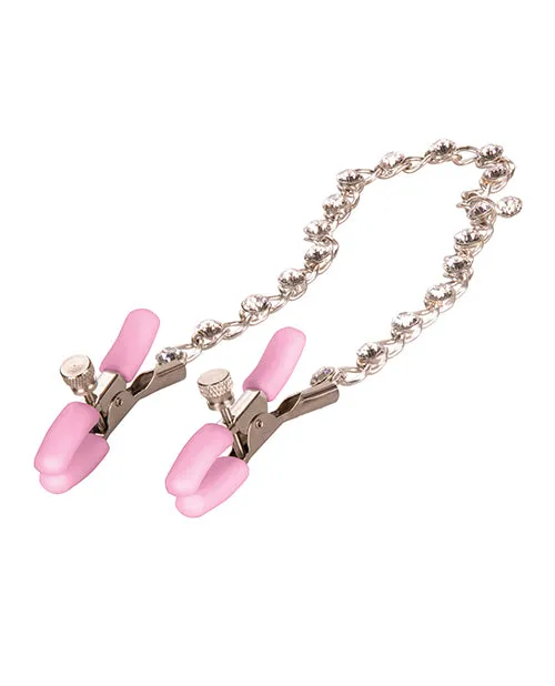 Nipple Play Crystal Chain Nipple Clamps