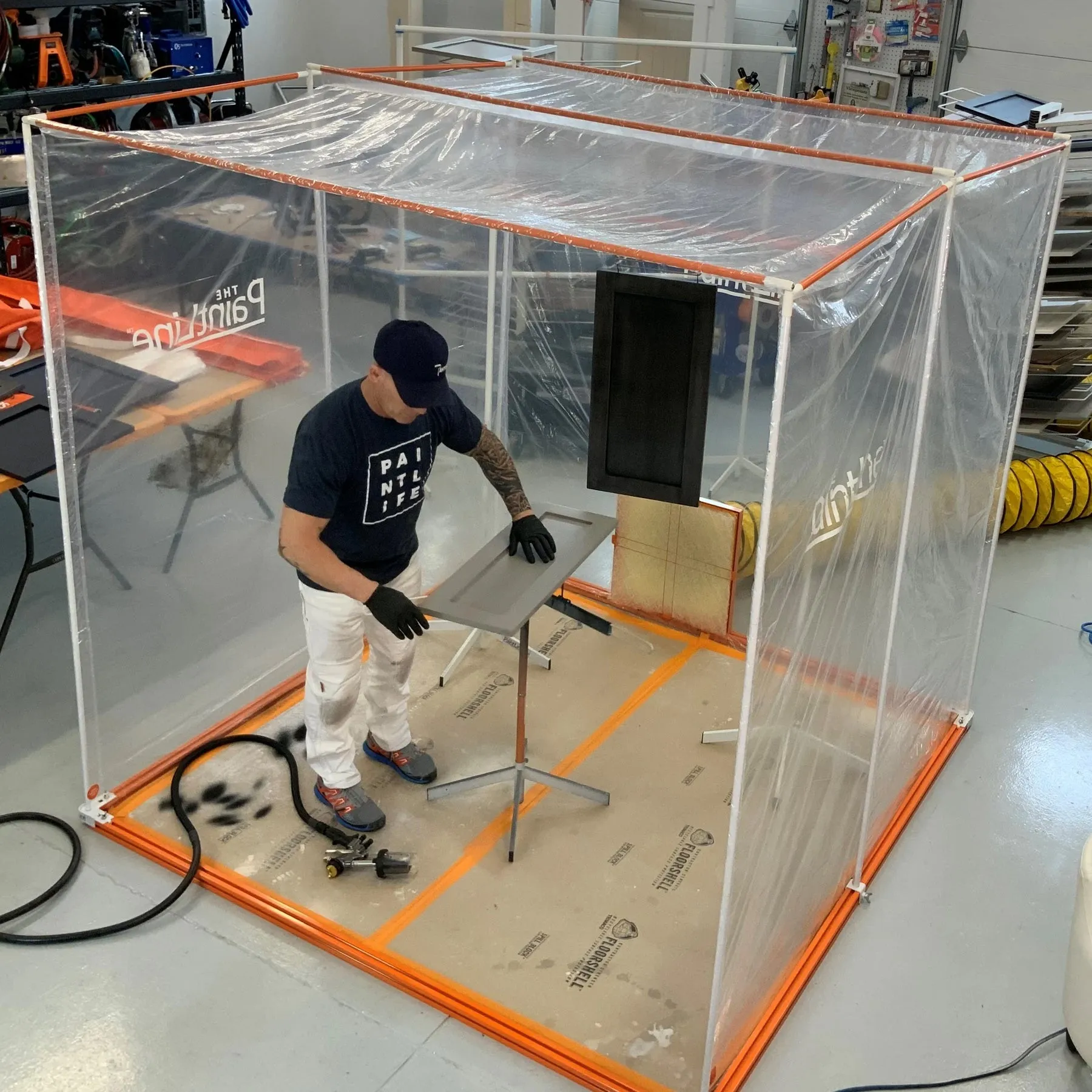 Portable Jobsite Spray Booth