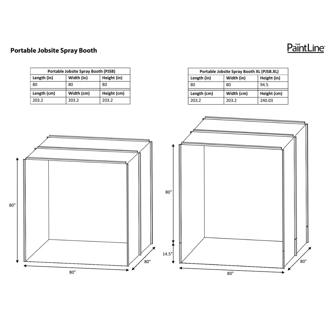 Portable Jobsite Spray Booth