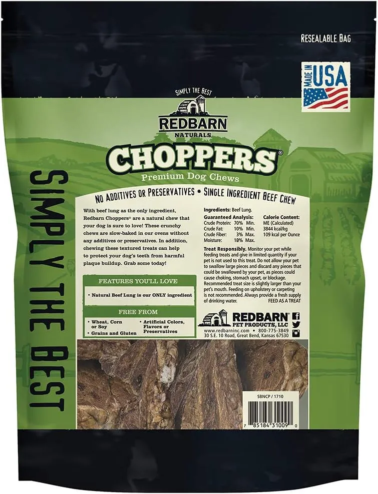 Redbarn Naturals Choppers Dog Treats