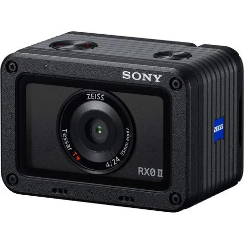 Sony Cyber-shot DSC-RX0 II Camera DSC-RX0M2 With Soft Bag, 64GB Memory Card, Card Reader , Plus Essential Accessories