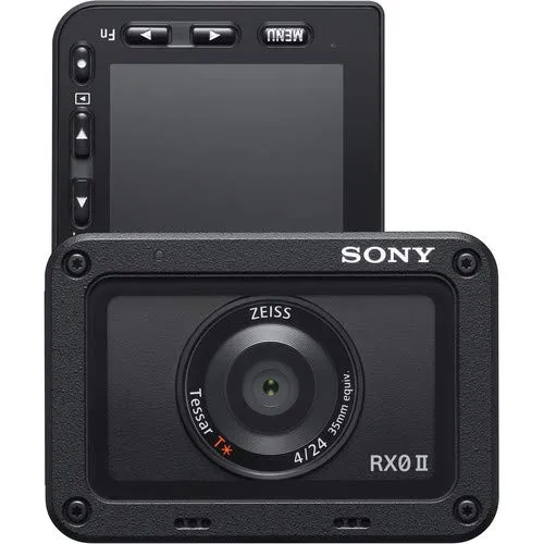 Sony Cyber-shot DSC-RX0 II Camera DSC-RX0M2 With Soft Bag, 64GB Memory Card, Card Reader , Plus Essential Accessories