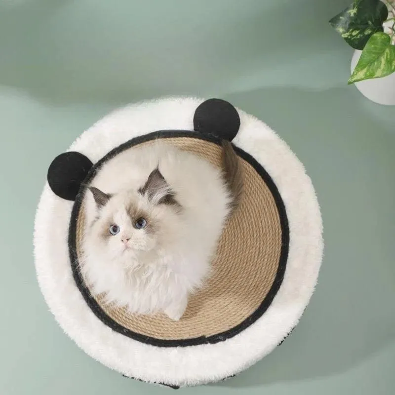 Whisker Whirl Cat Bed Scratcher