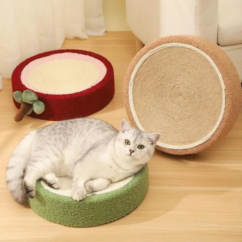 Whisker Whirl Cat Bed Scratcher