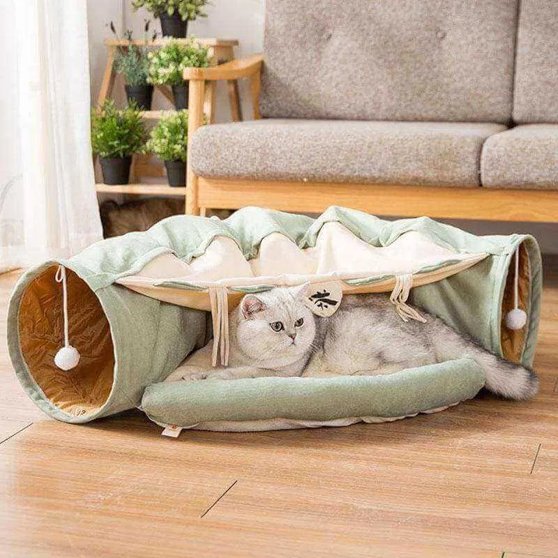 Zoom-Cat! Interactive Tunnel Bed